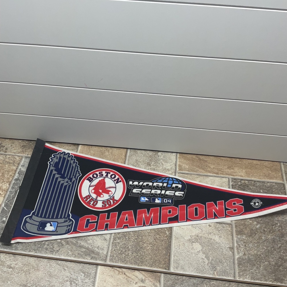 Boston Red Sox 2004 World Series Champions Pennant Rico Industries MLB 29 inch